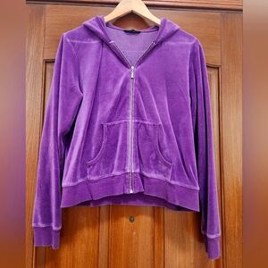 Victorias Secret Velour hoodie sz XL